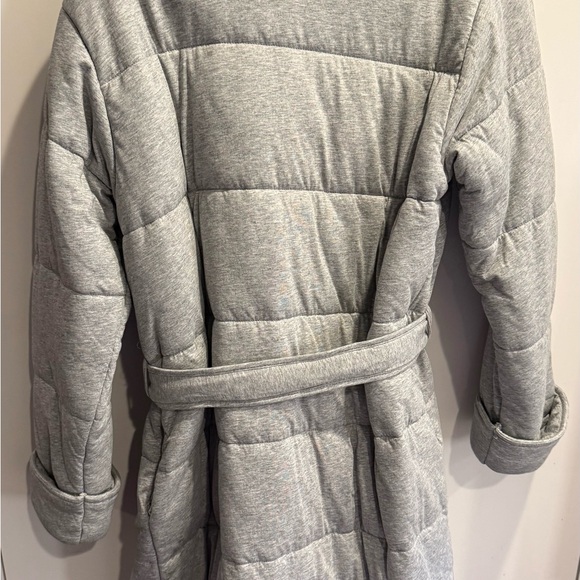Skin Quilted Gray Robe - Picture 3 of 4